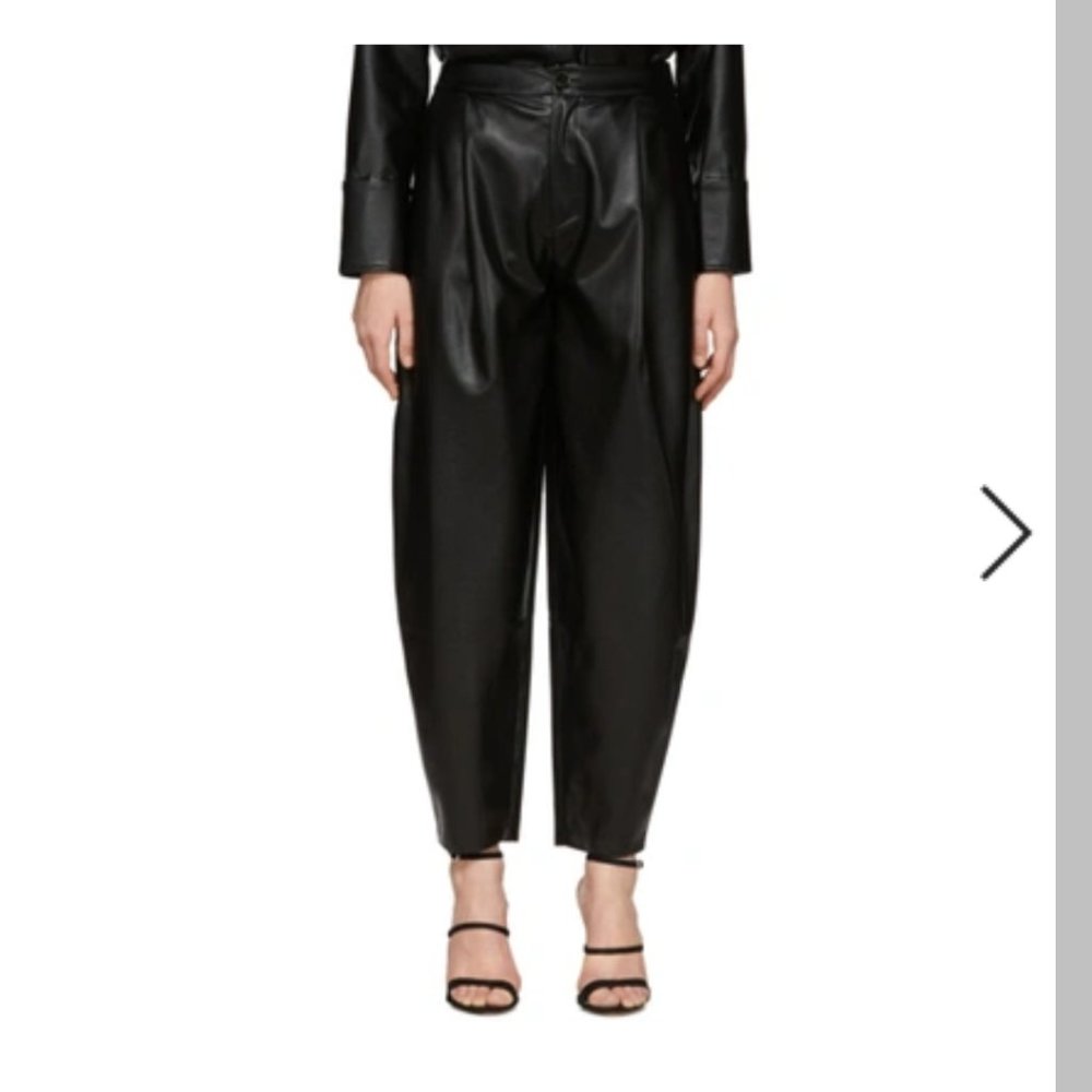Faux leather balloon pants - XS